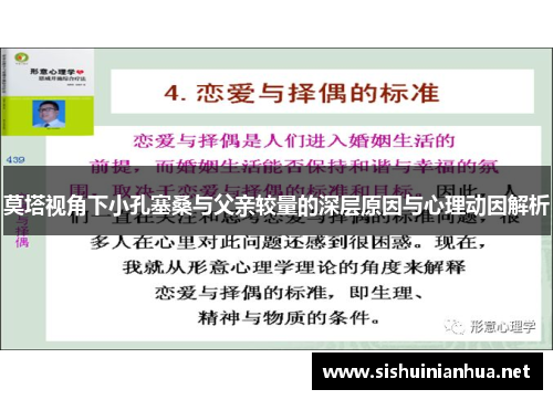 莫塔视角下小孔塞桑与父亲较量的深层原因与心理动因解析 莫塔视角下小孔塞桑与父亲较量的深层原因与心理动因解析